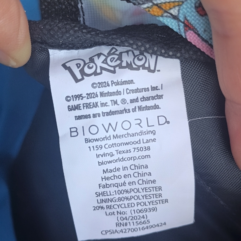 Pokemon Kids Cap And Back Pack Combo - Multicolor - Picture 9 of 11